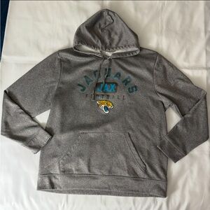 NFL Team Apparel Jacksonville Jaguars Gray Hooded Sweatshirt